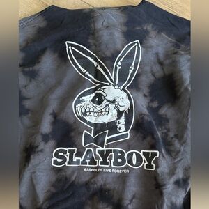 Slayboy Black Graphic Sweatshirt